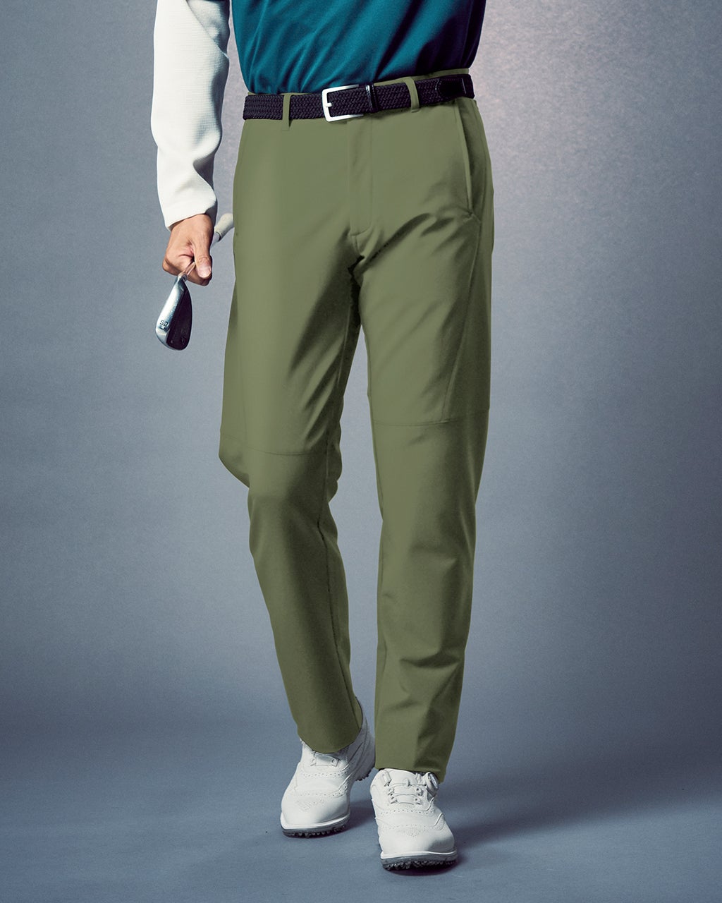 22AW ブリーフィングゴルフ ストームフリースパンツ　オリーブS ストームフリース高機能ゴルフパンツ/DoCLASSE