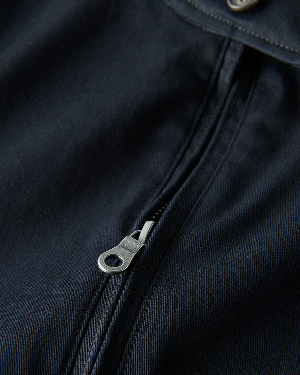 ストレッチ綿混チノミリタリーブルゾン/DoCLASSE