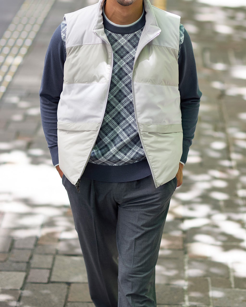 リバーシブル高機能中綿ベスト/DoCLASSE