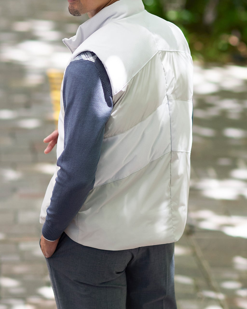 リバーシブル高機能中綿ベスト/40代50代からのメンズファッション通販