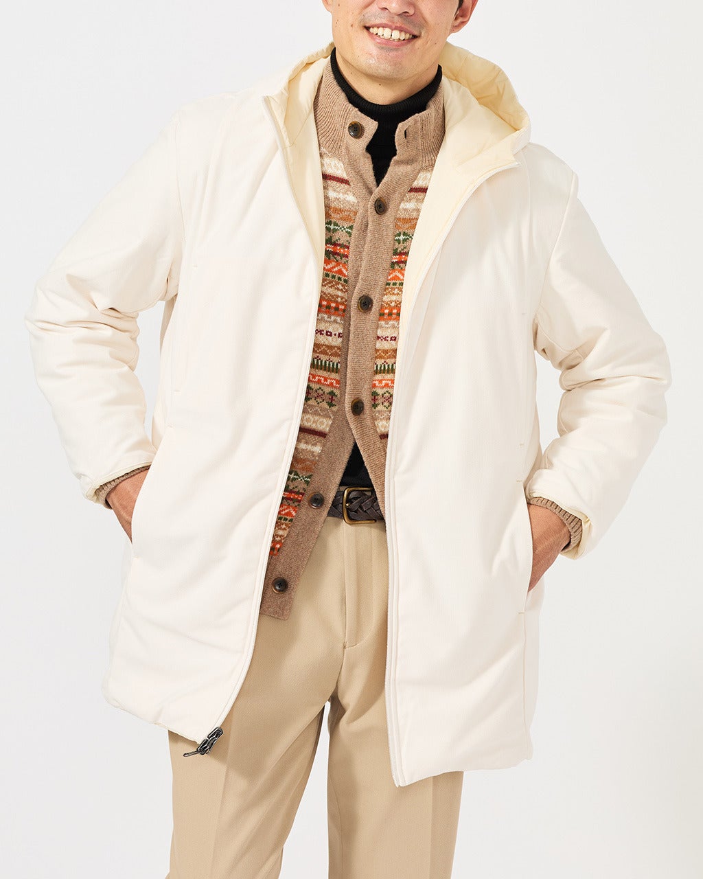 高機能中綿・Airライト・リバーシブルコート/DoCLASSE