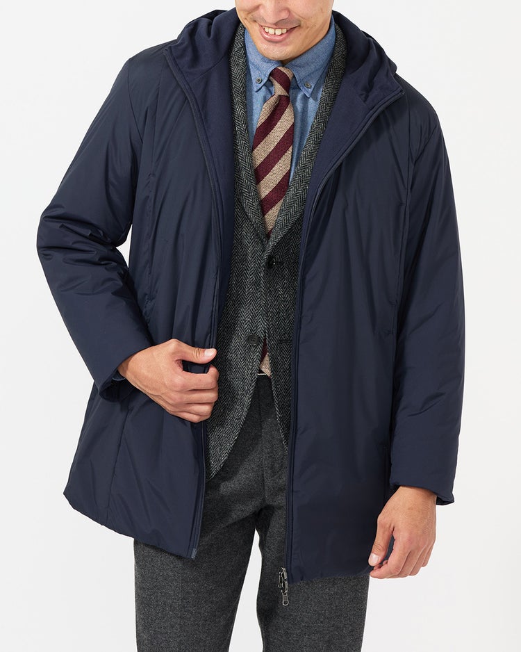 高機能中綿・Airライト・リバーシブルコート 詳細画像 ネイビー 4