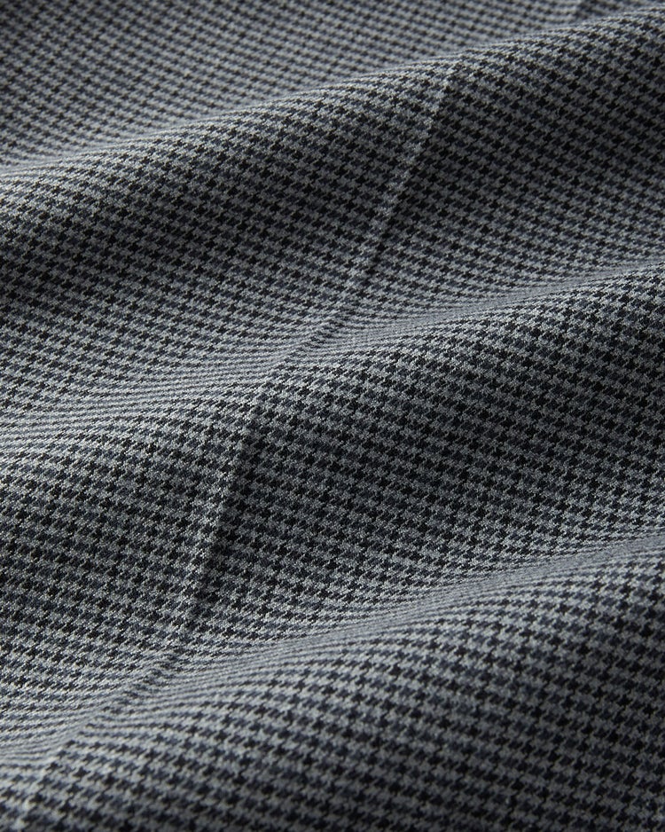 ソフトサーモ千鳥柄セミワイドスラックス 詳細画像 グレー千鳥 2
