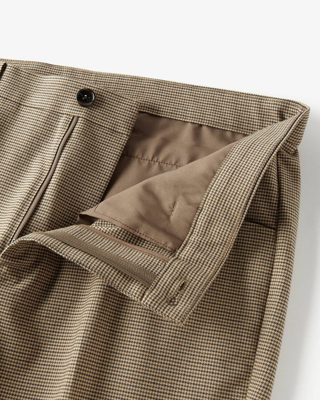 ソフトサーモ千鳥柄セミワイドスラックス/40代50代からのメンズ