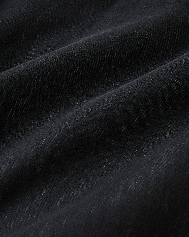 色落ち解消デニム風ボアライダージャケット 詳細画像 ダークインディゴ 10