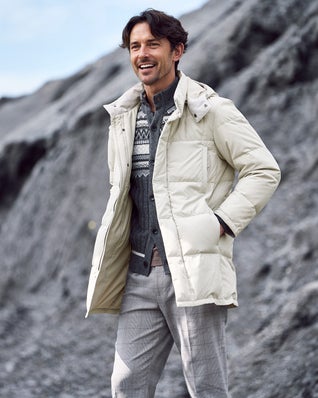 ２WAYフーデッドダウンコート