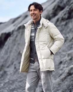 ２WAYフーデッドダウンコート