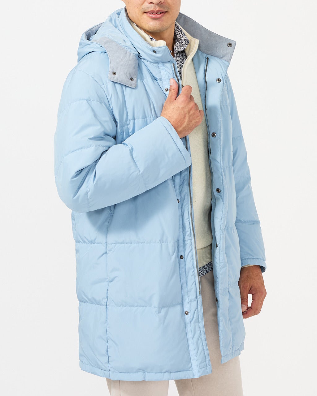 2WAYフーデッドダウンコート/DoCLASSE