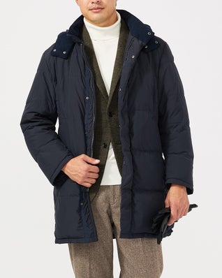 ２WAYフーデッドダウンコート