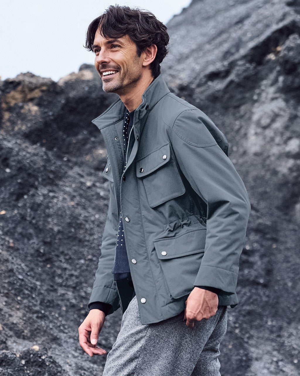 M65サーモライト中綿3Dジャケット/40代50代からのメンズ