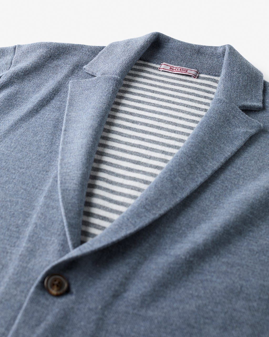 美品　Deuxieme Classe Knit ジャケット 二重編みニットジャケット（着心地ライトニット万能ジャケット）/DoCLASSE