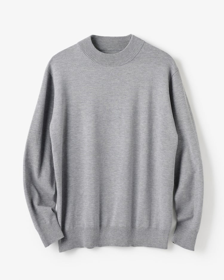 Doサーモテックスシルク混ハイネック 詳細画像 杢グレー 1