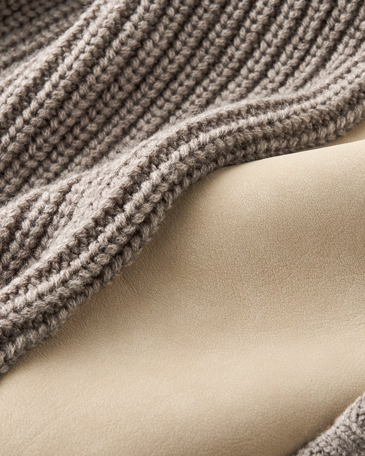 スウェード調ハイブリッドブルゾン 詳細画像 ベージュ 5