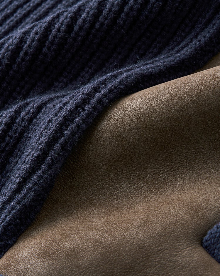 スウェード調ハイブリッドブルゾン 詳細画像 ブラウン 2