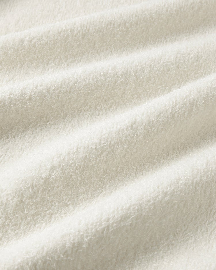 柔らか新触感モール糸ニット・ハイネック 詳細画像 オフホワイト 2