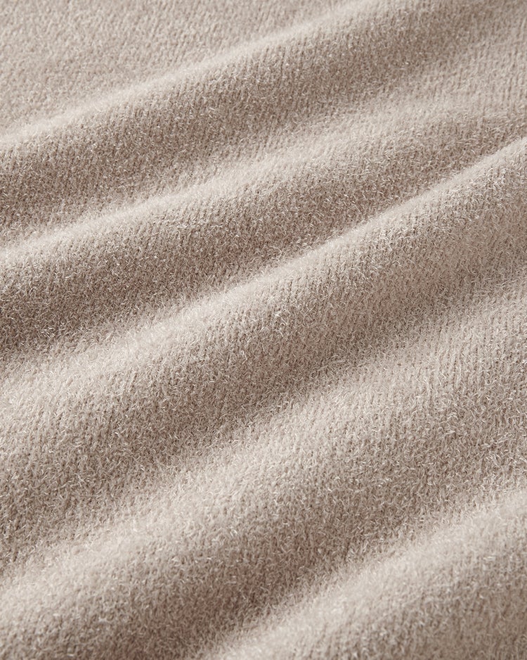 柔らか新触感モール糸ニット・ハイネック 詳細画像 グレージュ 5