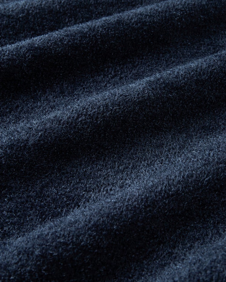 柔らか新触感モール糸ニット・ハイネック 詳細画像 ミッドナイトブルー 2