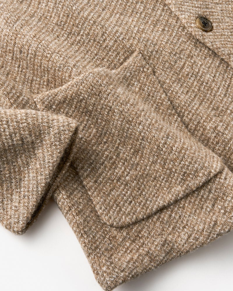 ジャカード柔らかカーディガンジャケット 詳細画像 ベージュミックス 3