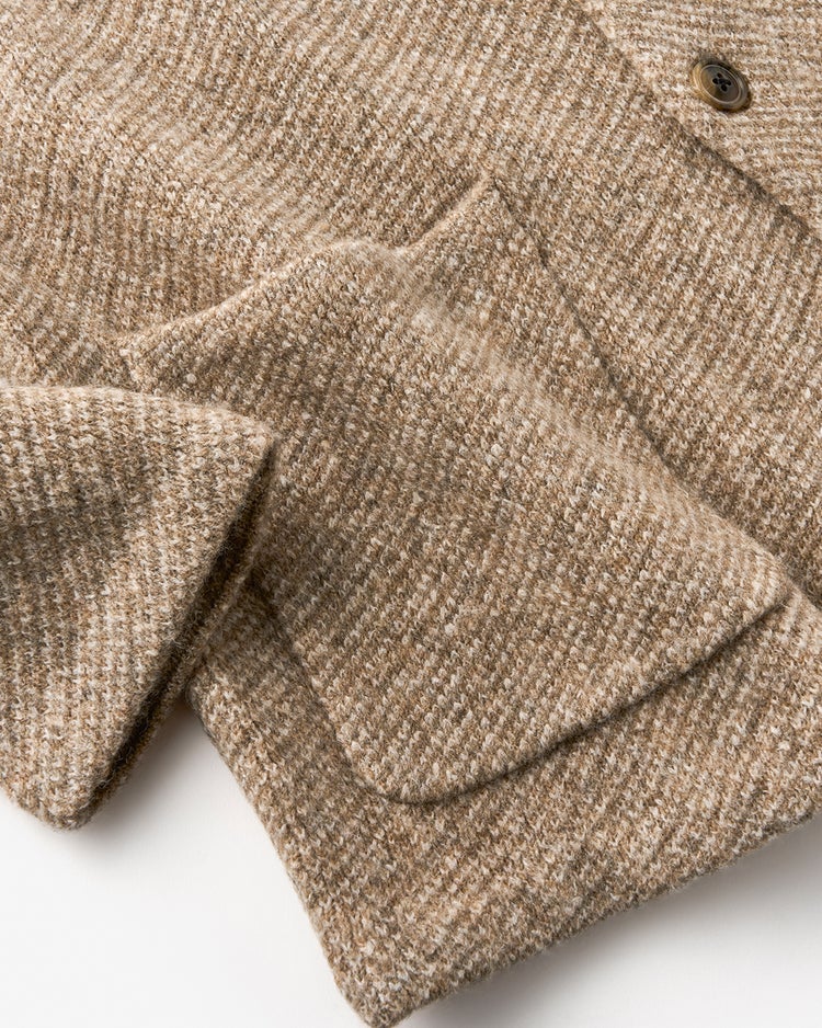 ジャカード柔らかカーディガンジャケット 詳細画像 ベージュミックス 3