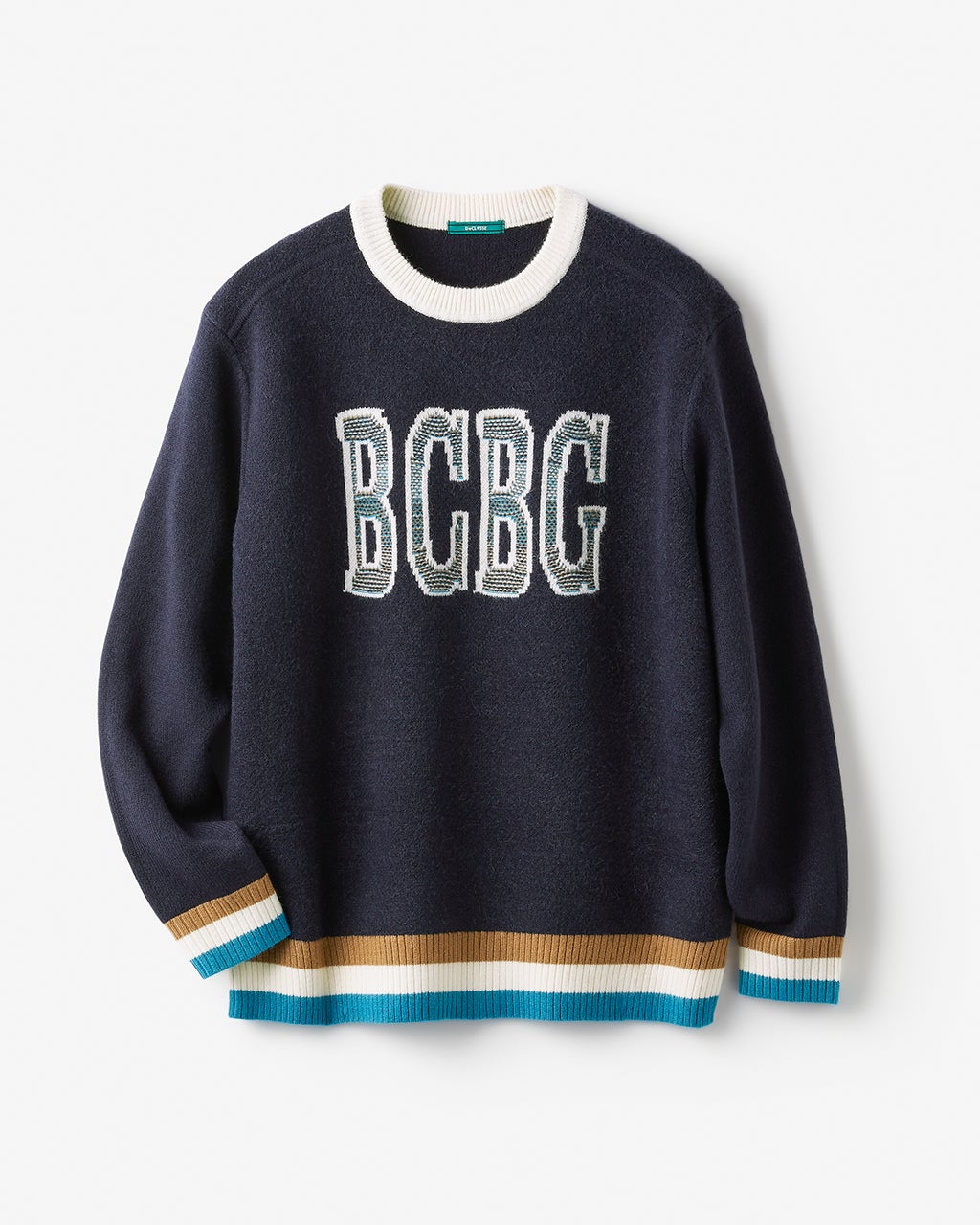 タウン＆ゴルフBCBGジャカードニット/40代50代からのメンズ