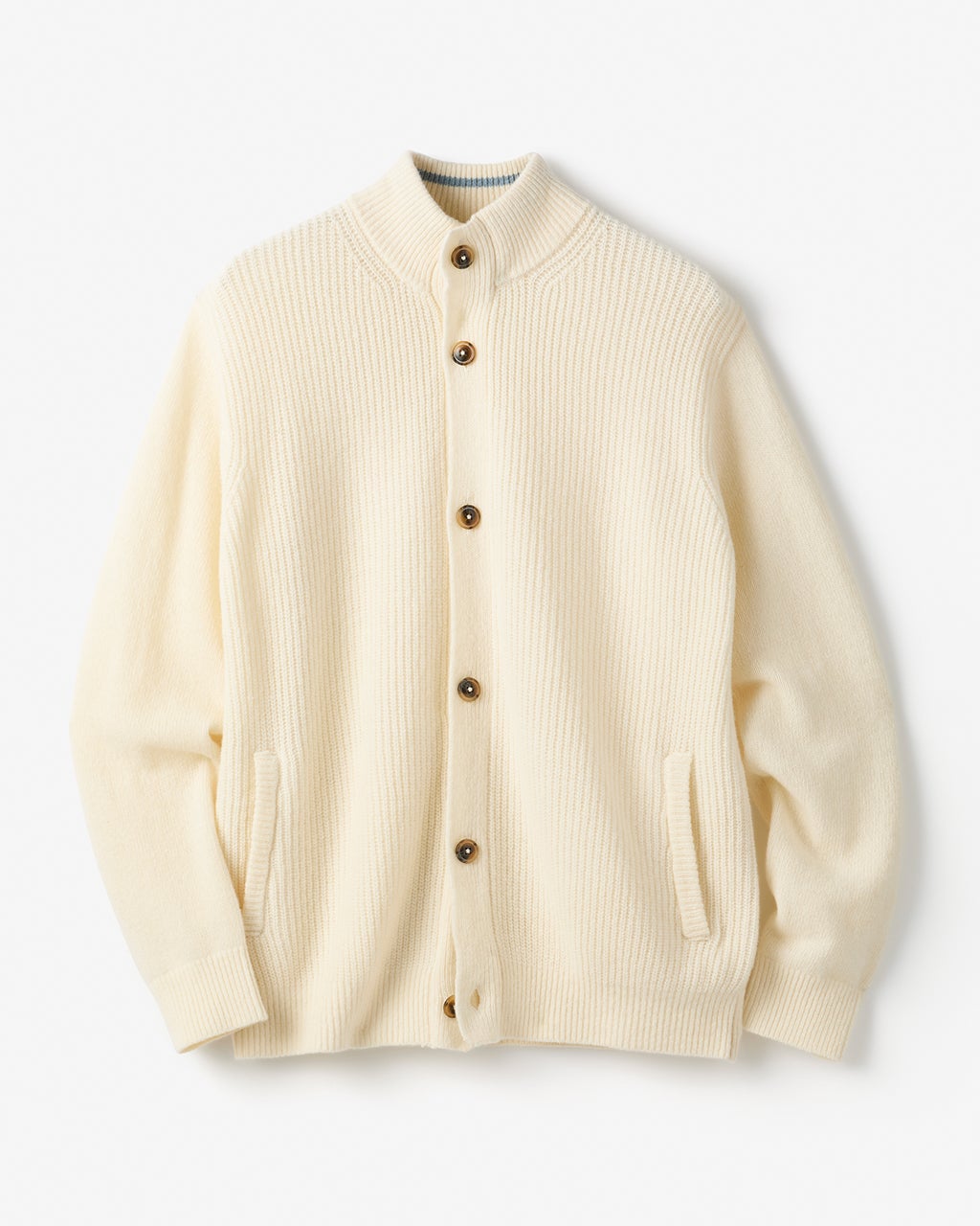 MACKINTOSHウール100% ニットジャケットカーディガン くるみボタン DRESS KNIT】100%シルクハイゲージニットカーディガン