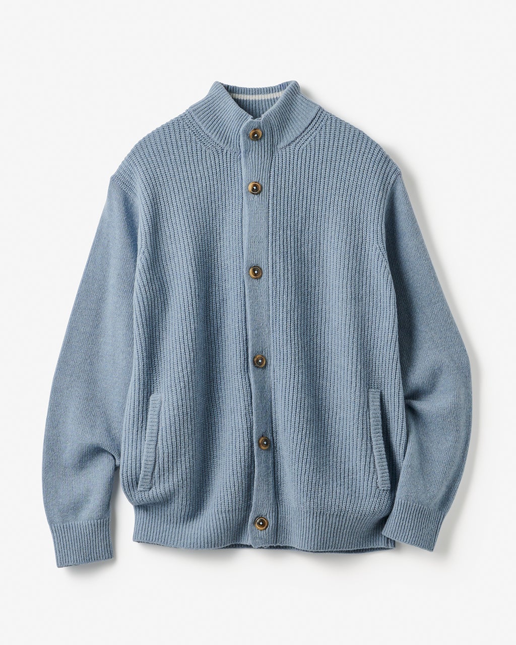 イタリア糸ソフトウール混ジャケットカーディガン/40代50代からの