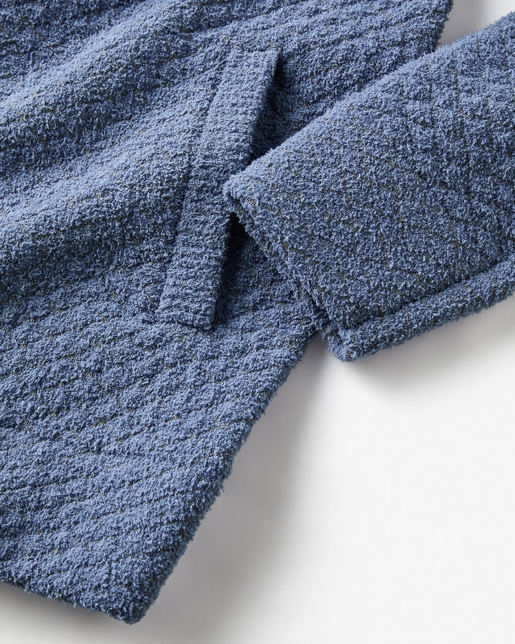 モールヤーンフルジップパーカ 詳細画像 ブルー 3