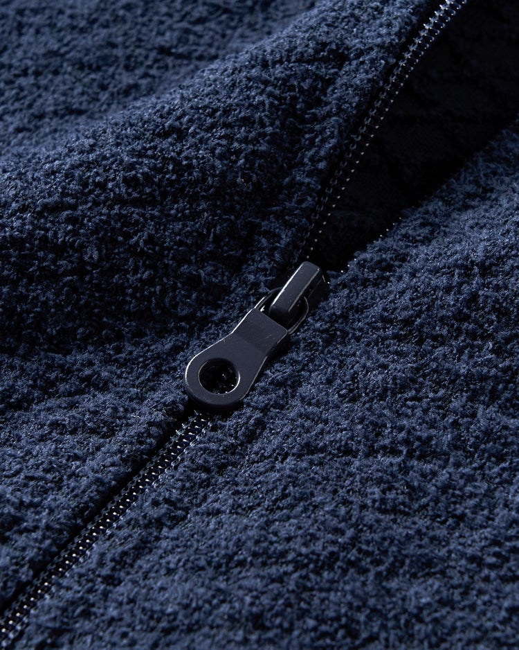 モールヤーンフルジップパーカ 詳細画像 ネイビー 2