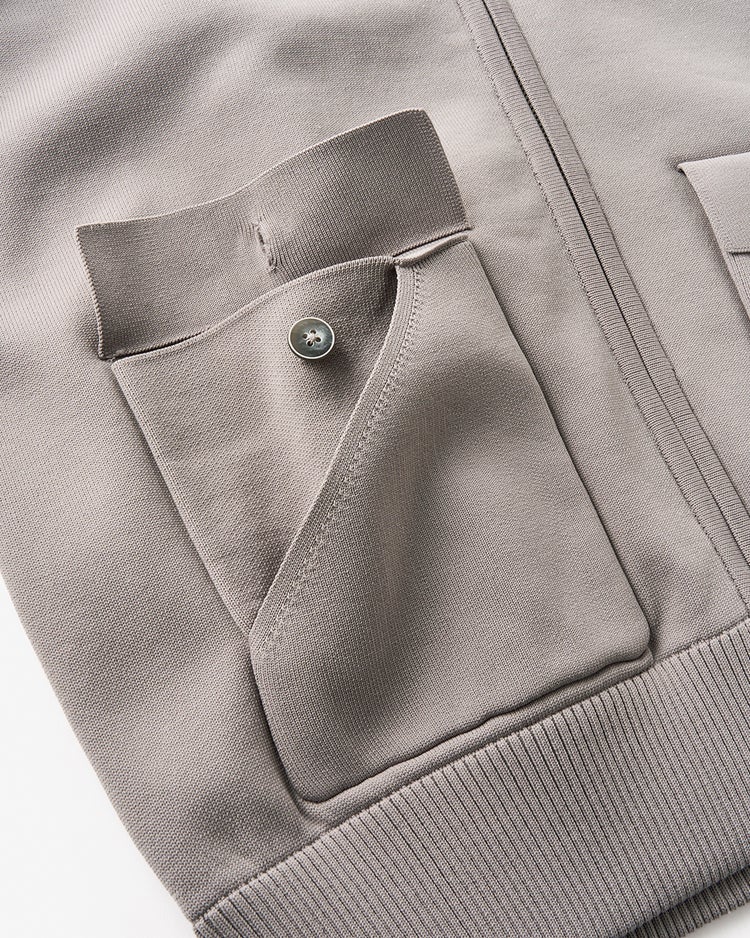 ダブルフェイス裏ボアタウン＆ゴルフジャケット 詳細画像 ライトグレー 4