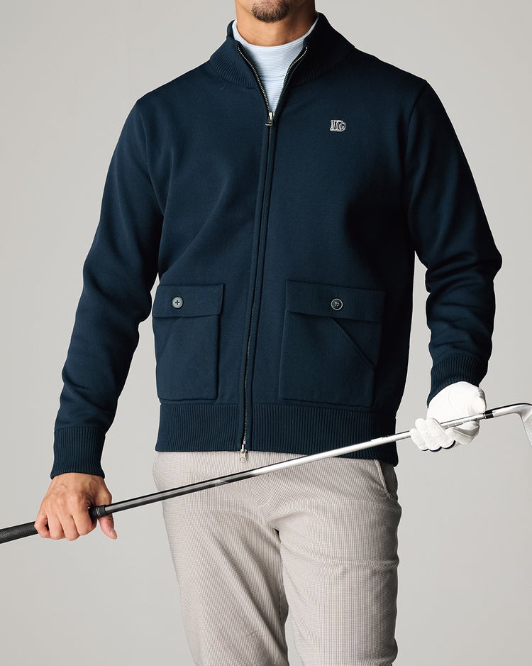 ダブルフェイス裏ボアタウン＆ゴルフジャケット 詳細画像 ネイビー 1