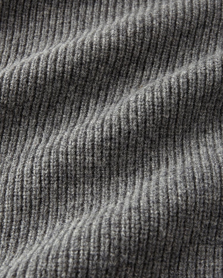 柔らかウール100%ミニショールカーディガン 詳細画像 杢グレー 5