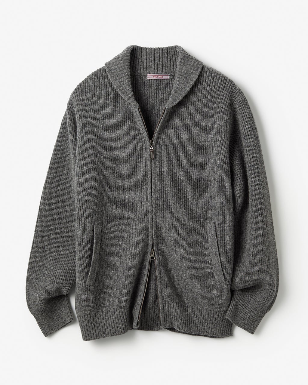 柔らかウール100％ミニショールカーディガン/40代50代からのメンズ