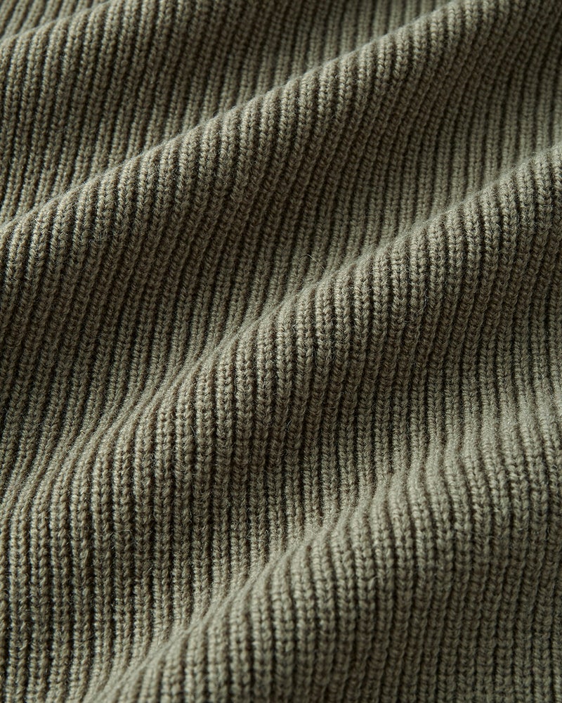 柔らかウール100%ミニショールカーディガン 詳細画像 カーキ 2