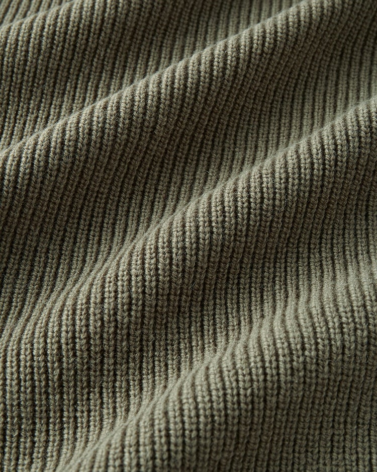 柔らかウール100%ミニショールカーディガン 詳細画像 カーキ 2