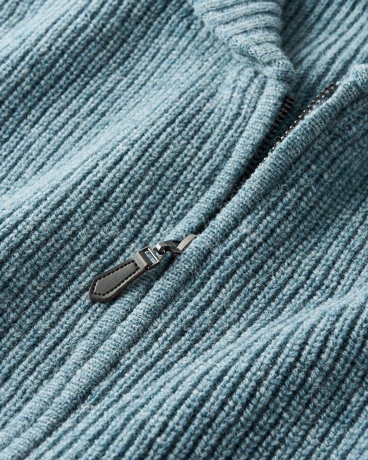 柔らかウール100%ミニショールカーディガン 詳細画像 インディゴ 2