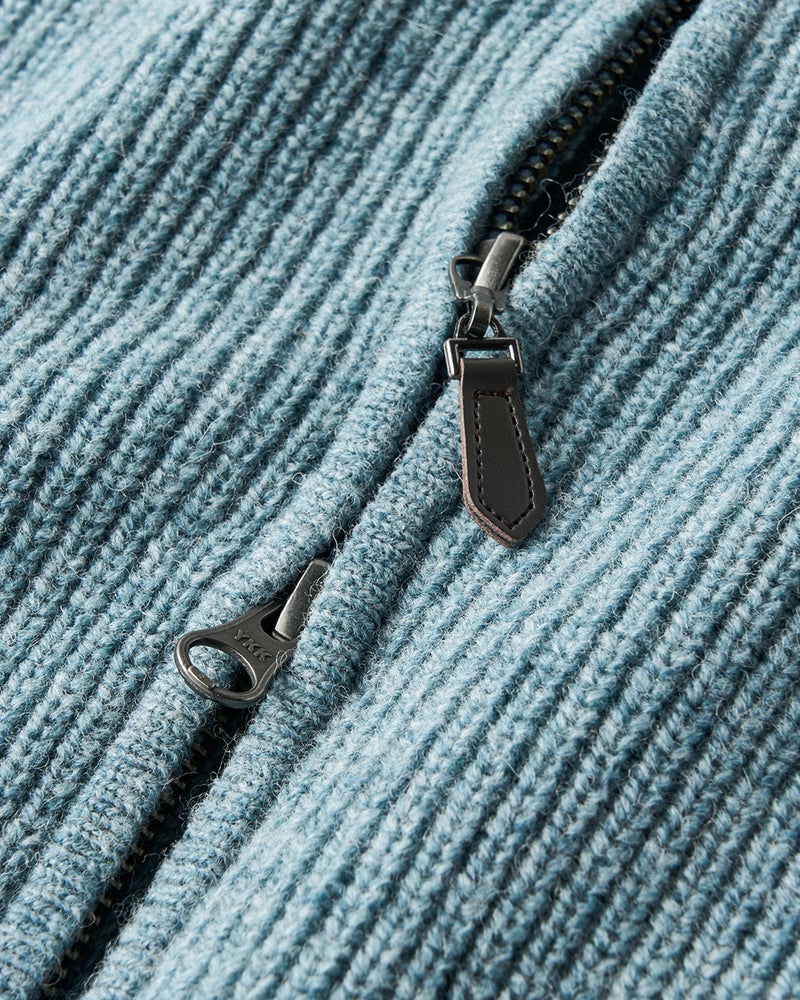 柔らかウール100%ミニショールカーディガン 詳細画像 インディゴ 3