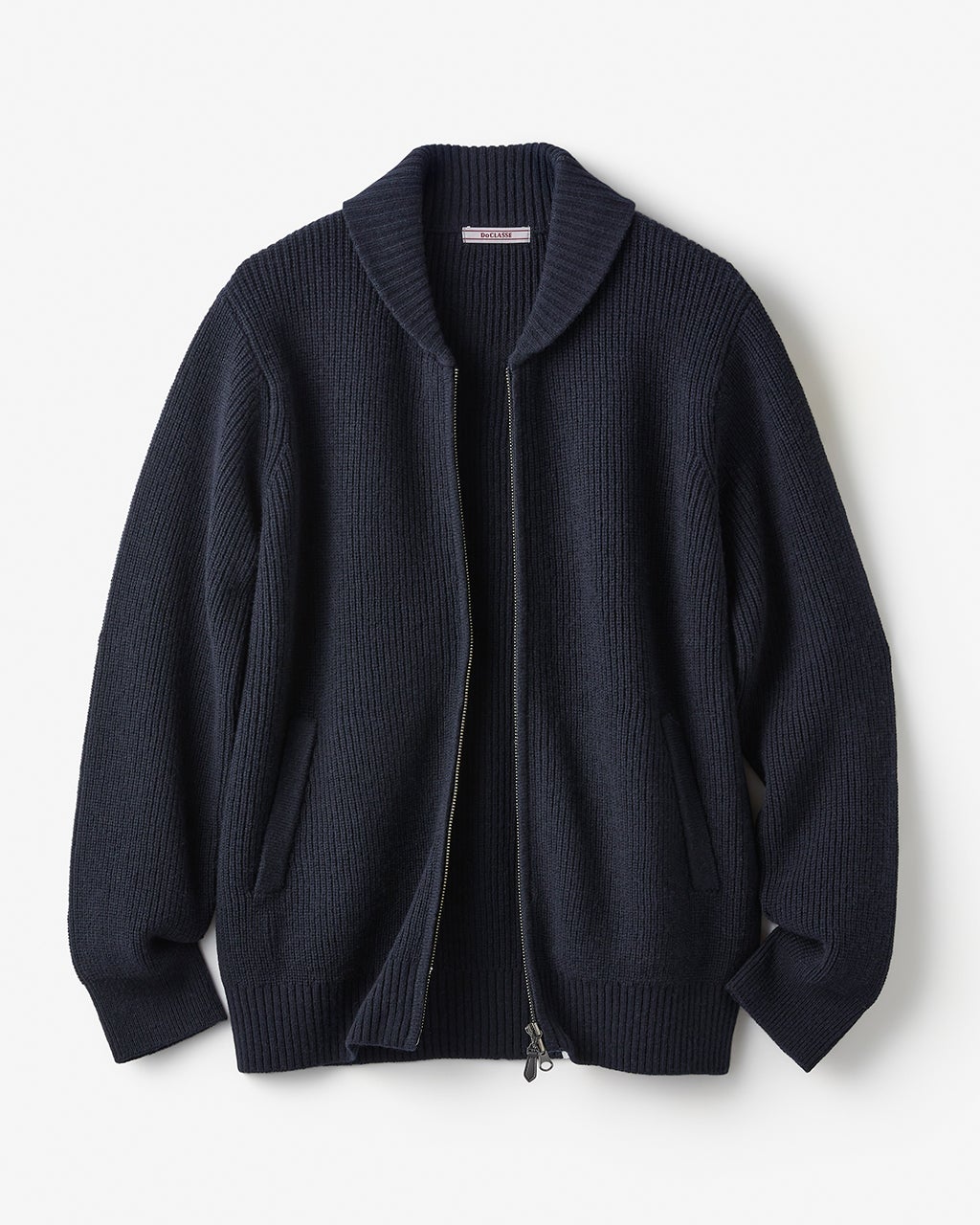 柔らかウール100％ミニショールカーディガン/40代50代からのメンズ