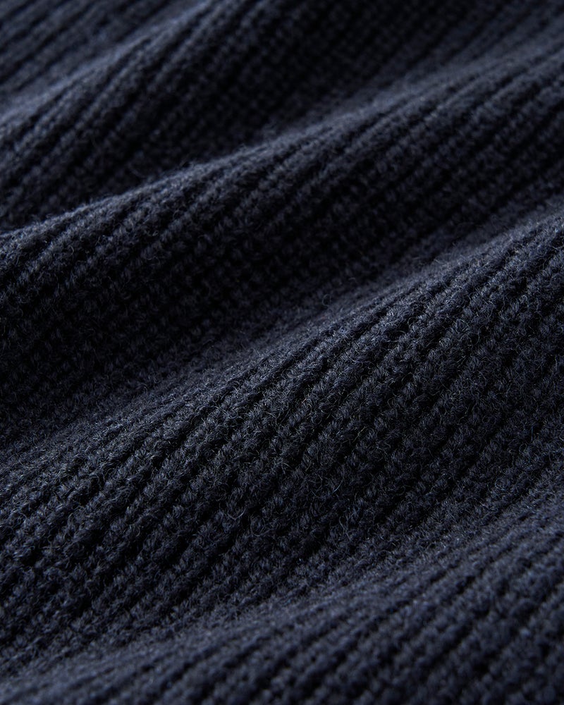 柔らかウール100%ミニショールカーディガン 詳細画像 ネイビー 2