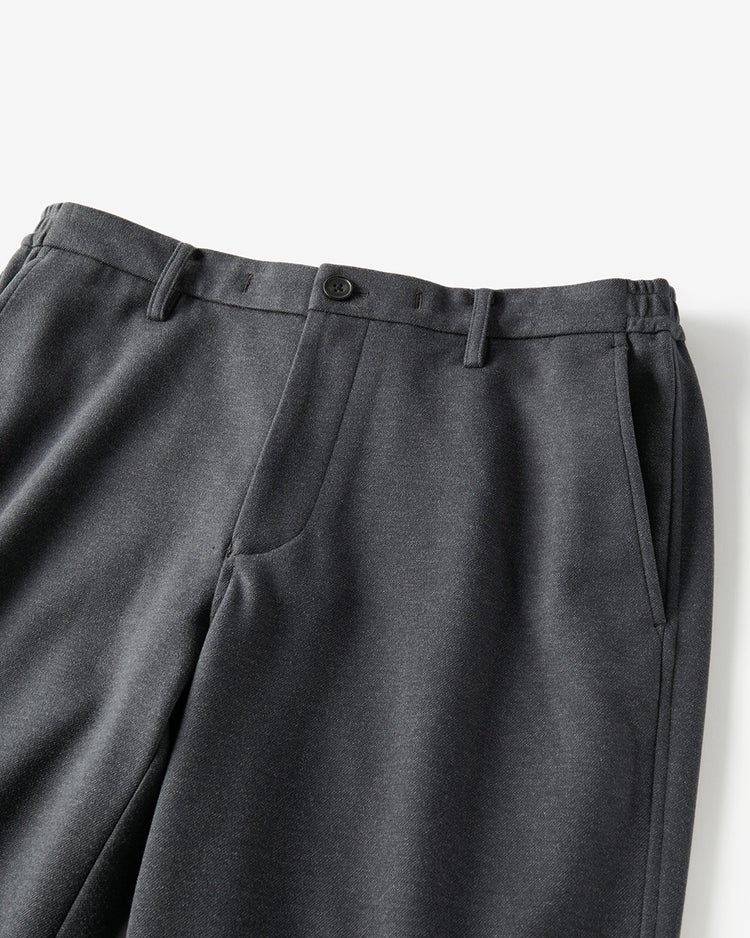 高性能ウォームジャージパンツノータック 詳細画像 チャコール 2
