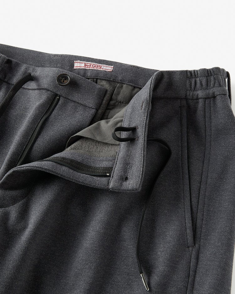 高性能ウォームジャージパンツノータック 詳細画像 チャコール 4