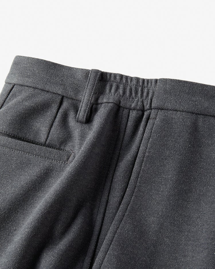 高性能ウォームジャージパンツノータック 詳細画像 チャコール 5