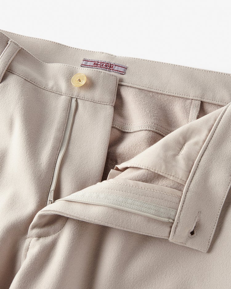 高性能ウォームジャージパンツ脚長ストレート 詳細画像 エクルー 3