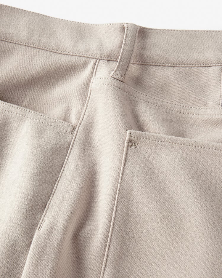 高性能ウォームジャージパンツ脚長ストレート 詳細画像 エクルー 4