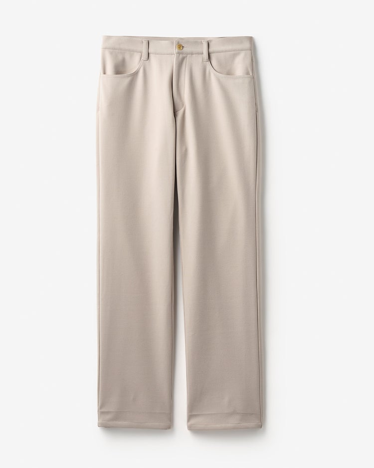 高性能ウォームジャージパンツ脚長ストレート 詳細画像 エクルー 7