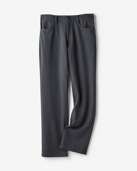 高性能ウォームジャージパンツ脚長ストレート