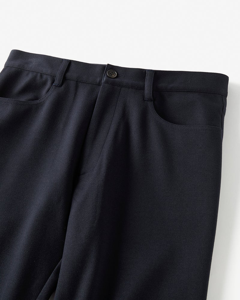 高性能ウォームジャージパンツ脚長ストレート 詳細画像 ダークネイビー 2