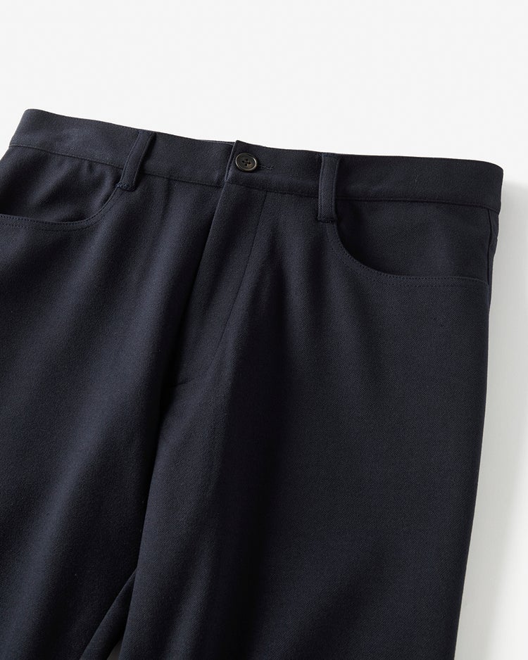 高性能ウォームジャージパンツ脚長ストレート 詳細画像 ダークネイビー 2