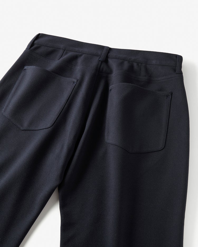 高性能ウォームジャージパンツ脚長ストレート 詳細画像 ダークネイビー 5