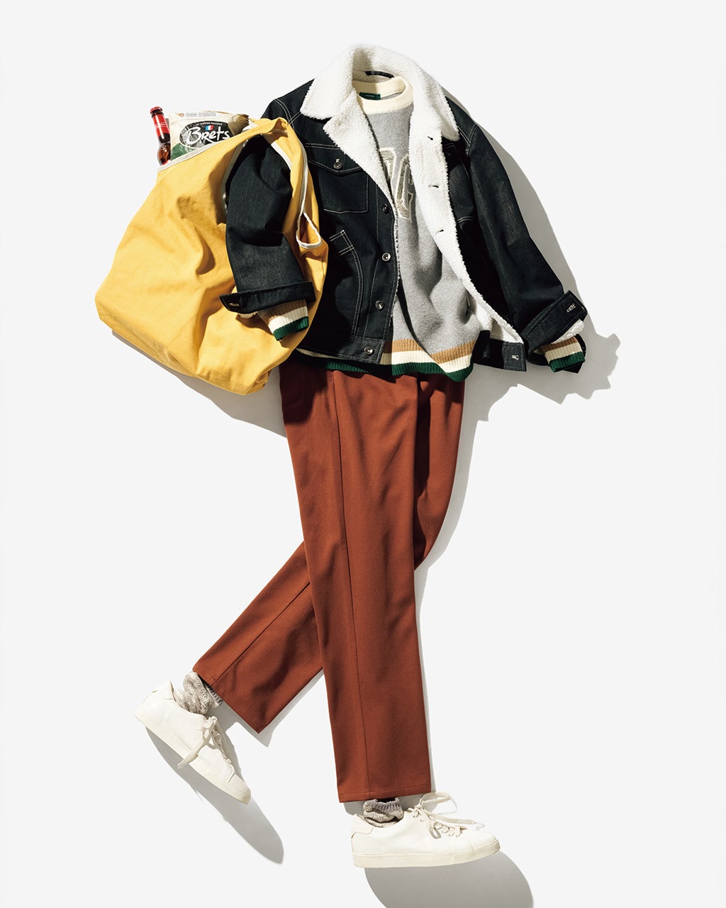 高性能ウォームジャージパンツ脚長ストレート/40代50代からのメンズ