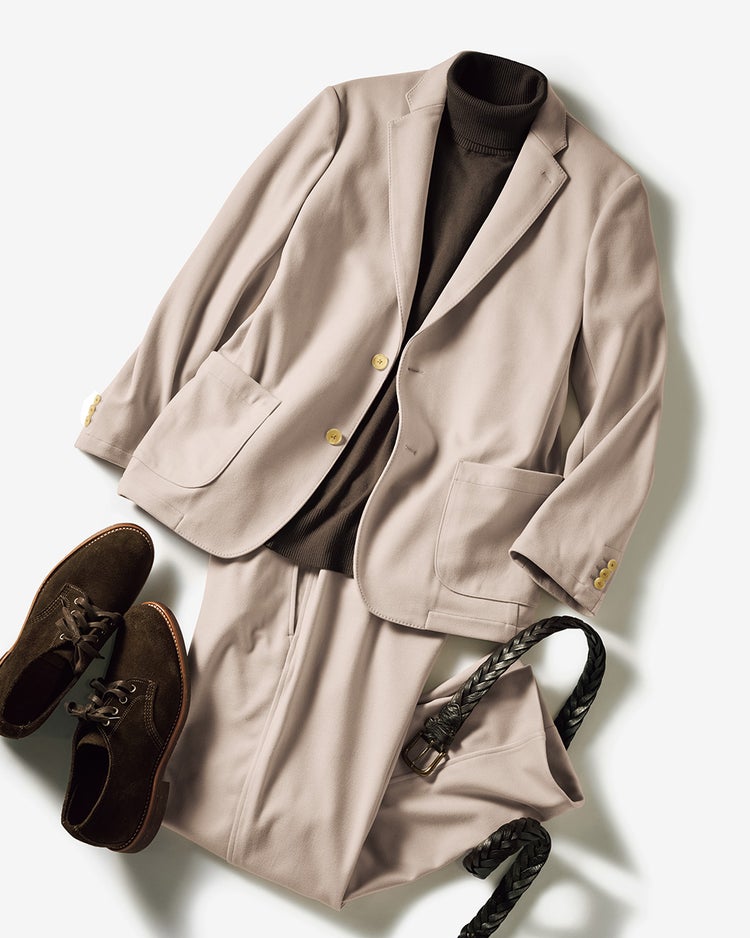 高性能ウォームジャージジャケット 詳細画像 エクルー 1